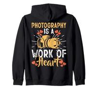 Photographie rétro Vintage Classique est Une œuvre de cœur Sweat à Capuche