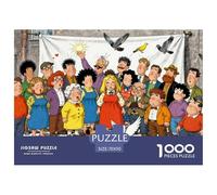 Photographie Studio Portrait de Famille Puzzle en Bois Imperméable DIY Puzzles De 1000 Pièces pour Adultes Cadeaux Impossible Jeux Éducatifs
