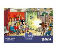 Photographie Studio Portrait de Famille Puzzle en Bois Imperméable Puzzles De 1000 Pièces pour Adultes Cadeaux Impossible De Décoration pour La Maison