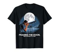 Photographier la Lune Cratères et Nuit Étoilée T-Shirt