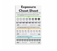 Photography Studio Decor Composition Rules Guide Poster Canvas Wall Art Print for Home Office Art Room(Framed,08x12inch(20x30cm))