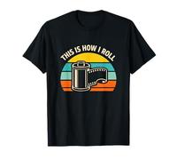 Photography This is How I Roll Appareil Photo analogique rétro T-Shirt