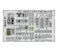 Photogravure Eduard (Zoom) 1:72 - F-16CJ Block 50 Tamiya Accessoire
