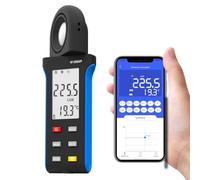 Photomètre numérique, Luxmètre Photomètre avec Application Polyvalente Et Riche en Fonctionnalités pour Une Mesure Analyse Professionnelles,Facile à Transporter