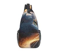 Photon Sac à bandoulière en forme de chat Particle Sac à bandoulière Sac à dos de voyage pour homme Sac à dos de randonnée Sac à dos de