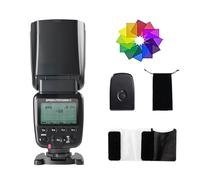 PHOTOOLEX ETTL Flash GN58 HSS 1/8000s Flash Speedlite avec déclencheur de Flash sans Fil 2.4G, Temps de Recyclage de 0.1s Flash d'appareil Photo Compatible avec Canon EOS 6D 7D 50D 60D 70D 450D 600D