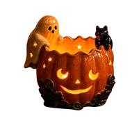 Photophore d’Halloween, décor de Maison hantée, Bol de Bougies de Vacances