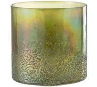 Photophore Déco en Verre "Ronny" 27cm Vert Vert G