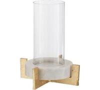 Photophore Design "Base Marbre" 31cm Gris Gris G