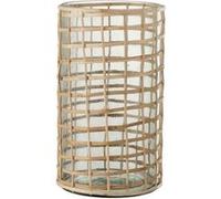 Photophore Design en Rotin Lamina 25cm Naturel