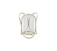 Bougeoir Mauro Ferretti Glox Gold Doré 16x21,5 cm