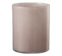 Photophore Design en Verre "Jade" 18cm Rose