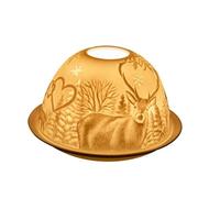 Photophore Dôme en porcelaine - Cerf Dani Créations