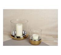 Photophore doré double paroi