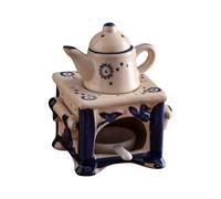 Photophore en céramique, brûleurs à huile parfumée, chauffe-cire, décoration de chambre à coucher, salon