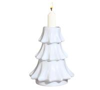 Photophore en forme d'arbre de Noël - Décoration vintage pour Noël | Bougeoirs coniques | Pour réunions, cheminée, cheminée, centres de table, mariages