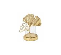 Bougeoir Mauro Ferretti Leaf Doré 17x12x21 cm