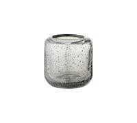 Photophore en verre transparent, effet bulles, lanterne d'intérieur - Bloomingville, Luzillat - 7x7x8 cm