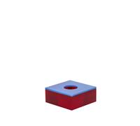 Photophore Hubsch Interior Flux Bleu 10x10x4 cm