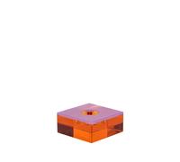 Photophore Hubsch Interior Flux Orange 10x10x4 cm