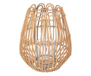 Photophore ""Lourmarin"" rotin H22cm - Atmosphera createur d'interieur