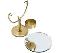 Photophore miroir rond Doré Doré