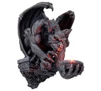 Photophore mural en forme de dragon gothique