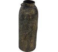 Photophore oriental diamètre 20 x 56 cm arabe ancien or décoré modèle lampe pour jardin terrasse balcon déco flambeau jardin bougies