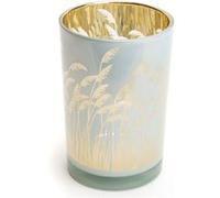 Photophore pampas 24 cm - Lou De Castellane - Blanc - Verre Blanc G