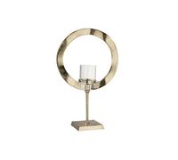 Photophore Design sur Pied "Rond" 63cm Or
