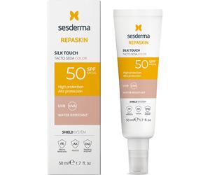 Photoprotecteur Sesderma Spf 50 Facial Touch Soie + Couleur