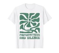 Photosynthèse et Silence Boho Floral Jardinage Vieilli T-Shirt