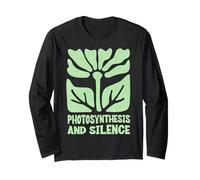 Photosynthèse et Silence Boho Floral Plant Gardening Nerdy Manche Longue