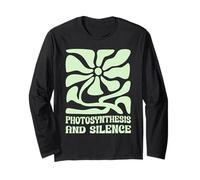 Photosynthèse et Silence Boho Floral Plant Gardening Nerdy Manche Longue