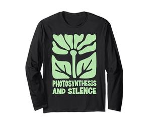 Photosynthèse et Silence Boho Floral Plant Gardening Nerdy Manche Longue