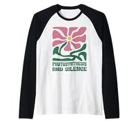 Photosynthèse et Silence Boho Floral Plant Gardening Nerdy Manche Raglan