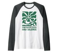Photosynthèse et Silence Boho Floral Plant Gardening Nerdy Manche Raglan