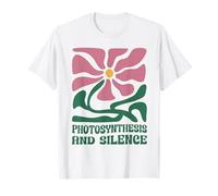 Photosynthèse et Silence Boho Floral Plant Gardening Nerdy T-Shirt