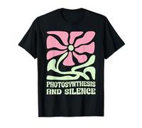 Photosynthèse et Silence Boho Floral Plant Gardening Nerdy T-Shirt