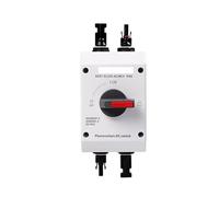 Photovoltaic Solar DC Isolation Switch Outdoor PV Solar Switch 4P 1000V 32A UKPM Rotating Handle IP66 EKD7 BIANMTSW(MC4 Connection)