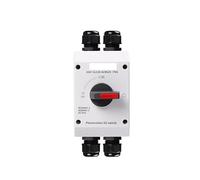 Photovoltaic Solar DC Isolation Switch Outdoor PV Solar Switch 4P 1000V 32A UKPM Rotating Handle IP66 EKD7 EKFBQBGW(MG25 Connection)