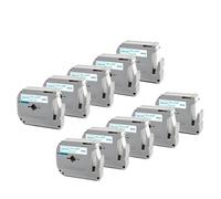 PHOVYAFI 10 Pack MK231 Étiquettes compatibles Compatible avec MK-231 MK-131 MK-631 Convient Compatible avec Les Fabricants d'étiquettes PT-70 PT-80 PT-90(10PK-Blue on White)