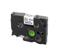 PHOVYAFI 10 PCS 12 mm Tapis stratifié Compatible avec Les Fabricants d'étiquettes Compatible avec Les modèles 231 131 335 431 531 631 731 831 931 M31(Black on White)