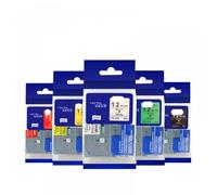 PHOVYAFI 5PCS TZE-435 TZE-631 TZE-231 TZE-731 TZE-335 12 mmx8m Tape d'étiquette Compatible avec Les imprimantes d'étiquettes Standard