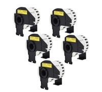 PHOVYAFI 62 mm x 15,24m DK-22606 Étiquettes en Papier Thermique compatibles avec des imprimantes comme QL1060N QL1050 1050N QL-500 QL-550 QL-560 570 580(5 Roll)