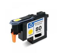 PHOVYAFI 80 COMPATHER Compatible avec C4820A Compatible avec DesignJet 1050C 1050 1055 1055cm Plus l'imprimante(Yellow)