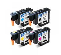 PHOVYAFI 80 COMPATHER Compatible avec C4820A Compatible avec DesignJet 1050C 1050 1055 1055cm Plus l'imprimante(1SET)