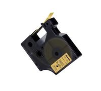 PHOVYAFI Black on White 12 mm d'étiquette de 12 mm Compatible avec D1 45013 45018 Compatible avec LabelManager 160 280 et ColorPop Label Maker(Black on Gold)