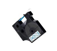 PHOVYAFI Black on White 12 mm d'étiquette de 12 mm Compatible avec D1 45013 45018 Compatible avec LabelManager 160 280 et ColorPop Label Maker(Blue on Clear)