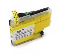 PHOVYAFI Cartouche à Encre LC404 Compatible 4 Color Compatible avec MFC-J1205W MFC-J1215W J1205 J1215(Yellow)